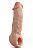 Телесная насадка-удлинитель Intrepid 9.25 Inch Realistic Penis Extender Sleeve - 23,5 см. от Blush Novelties