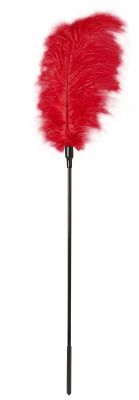Стек с большим красным пером Large Feather Tickler - 65 см. от Blush Novelties