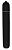 Черная вибропуля Bullet Vibrator Extra Long - 10,5 см. от Shots Media BV