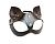 Эффектная маска кошки с ушками от БДСМ Арсенал