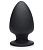 Черная мягкая анальная пробка Squeezable Large Anal Plug - 13,2 см. от XR Brands