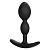 Черная анальная пробка для ношения 2X Teardrop Plug от California Exotic Novelties