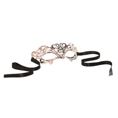 Золотистая маска из никеля с имитацией кристаллов Entice Mystique Mask от California Exotic Novelties