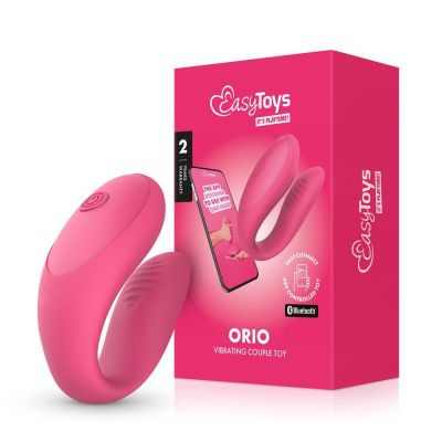 Розовый интерактивный вибростимулятор для пар Orio от Easy toys