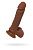 Фаллоимитатор-мулат TOYFA RealStick Elite Mulatto - 21 см. от ToyFa