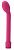 Ярко-розовый вибромассажер G-SPOT VIBRATOR - 21 см. от Dream Toys