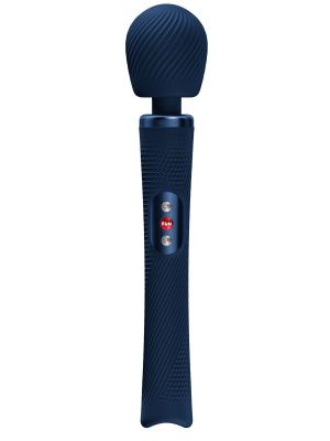 Синий жезловый вибромассажер Vim Vibrating Wand - 31,3 см. от Fun Factory