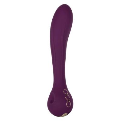 Фиолетовый изогнутый вибромассажер Passion - 21,5 см. от California Exotic Novelties