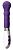 Фиолетовый вибромассажер Alida - 21 см. от Shots Media BV