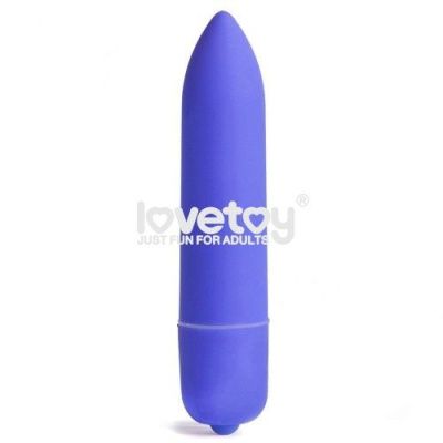 Синяя вибропуля X-Basic Long Bullet 10 speeds - 9 см. от Lovetoy