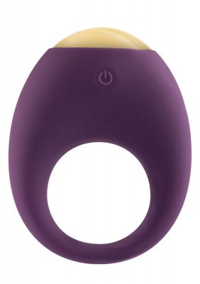 Фиолетовое эрекционное кольцо Eclipse Vibrating Cock Ring от Toy Joy