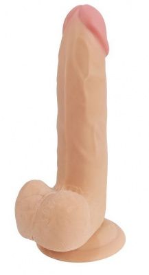 Телесный фаллоимитатор Obey Instinct - 20,2 см. от Lola toys