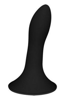 Черная анальная пробка двойной плотности Hitsens 5 - 12,9 см. от Adrien Lastic