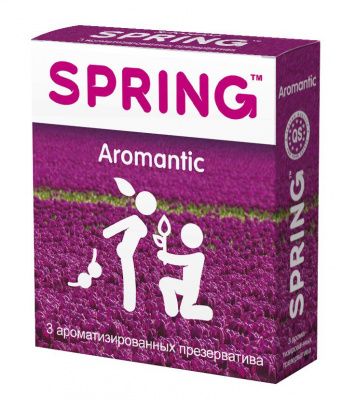 Ароматизированные презервативы SPRING AROMANTIC - 3 шт. от SPRING
