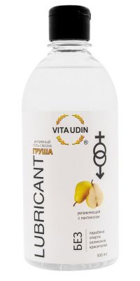 Интимный гель-смазка на водной основе VITA UDIN с ароматом груши - 500 мл. от VITA UDIN