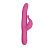 Розовый водонепроницаемый силиконовый вибратор Posh 10-Function Silicone Teasing Tickler - 20 см. от California Exotic Novelties