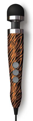 Жезловый вибратор Die Cast 3 с тигровым принтом - 28 см. от Doxy