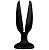 Чёрная пробка-бутон MENZSTUFF FLOWER BUTT PLUG 5INCH - 13,5 см. от Dream Toys