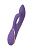 Фиолетовый вибратор-кролик Fingie с функцией Come-Hither - 21,6 см. от JOS