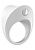 Белое эрекционное кольцо B11 с вибрацией от OVO