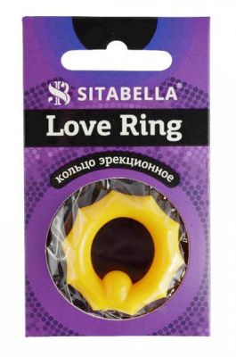Цветное эрекционное кольцо Love Ring от Sitabella