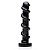 Черный стимулятор с винтовой конструкцией Mighty Screw - 24,1 см. от XR Brands