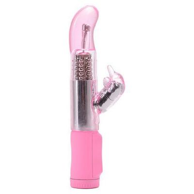 Розовый вибратор MAGIC TALES SWEET PINK DOLPHIN - 21,5 см. от Toyz4lovers