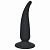 Чёрная анальная пробка P-spot Teazer Black - 12,2 см. от Lola toys