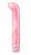 Розовый компактный вибратор из стекла Magic Cane - 12 см. от BeYourLover