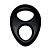 Черное эрекционное кольцо на пенис RINGS LIQUID SILICONE от Dream Toys