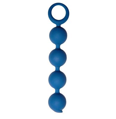 Синяя анальная цепочка Appulse - 13 см. от Le Frivole