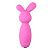 Розовый мини-вибратор Mini Bunny Vibe - 8 см. от EDC