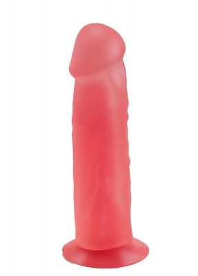 Розовый фаллоимитатор с подошвой-присоской - 18,5 см. от LOVETOY (А-Полимер)