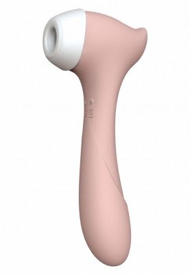 Персиковый вакуумный бесконтактный стимулятор клитора и вибратор Halo от Le Frivole