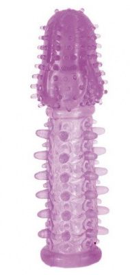Фиолетовая насадка, удлиняющая половой член - 13,5 см. от ToyFa