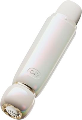 Бежевый вакуумный стимулятор клитора Lia от Zalo