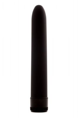 Черный классический вибратор - 17,5 см. от 4sexdreaM