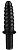 Черный фантазийный фаллоимитатор  Улитка  - 28 см. от Сумерки богов