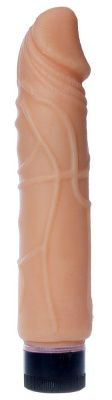 Телесный вибратор-реалистик Real Skin - 22 см. от Boys of Toys