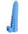 Голубой фаллоимитатор-гигант  Аватар  - 31 см. от Erasexa