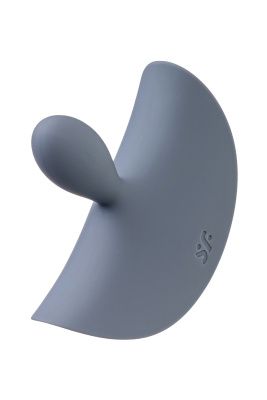 Серая анальная вибровтулка Booty Absolute Beginners 2 - 7,9 см. от Satisfyer