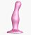 Розовая насадка Strap-On-Me Dildo Plug Curvy size M от Strap-on-me