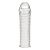 Текстурированная насадка на пенис Clear Textured Penis Enhancing Sleeve Extension - 16,5 см. от BlueLine