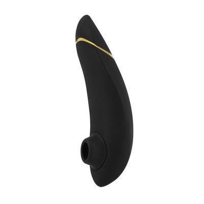 Черный бесконтактный клиторальный стимулятор Womanizer The Original Premium от Arcwave