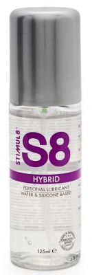 Интимная смазка на водно-силиконовой основе S8 Hybrid - 125 мл. от Stimul8