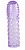Насадка гелевая фиолетовая с точками, шипами и наплывами - 13,5 см. от ToyFa