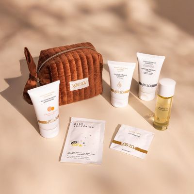 Набор YESforLOV La Trousse Enchantée в коричневой косметичке от YESforLOV