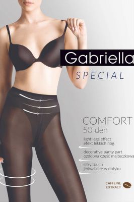 Утягивающие в бедрах и талии колготки с кофейным экстрактом Comfort от Gabriella
