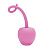 Розовый анальный стимулятор SILICONE MY SECRET CHERRY - 11 см. от Toyz4lovers