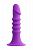 Фиолетовый анальный фаллоимитатор Drilly - 14 см. от A-toys